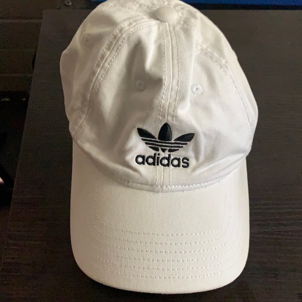 White Adidas Hat